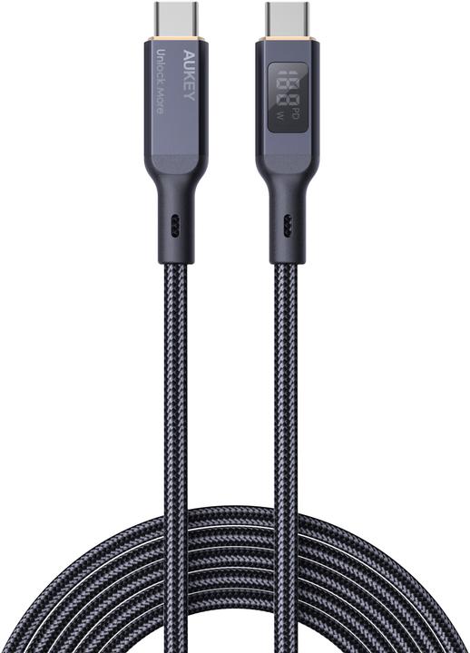 Actual product image Aukey USB C — USB C (1.80 m, USB 2.0)