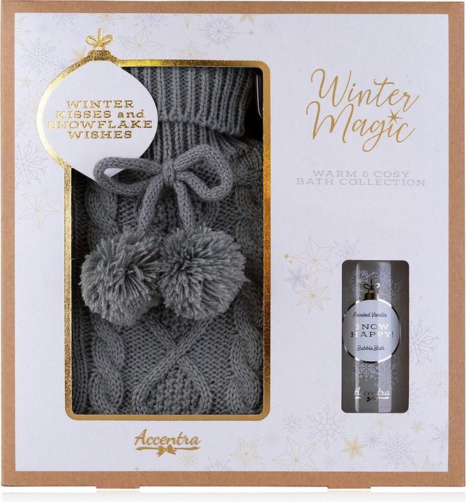 Accentra Geschenkset WINTER MAGIC in Geschenkverpackung mit Wärmflasche (Haarpflege set)