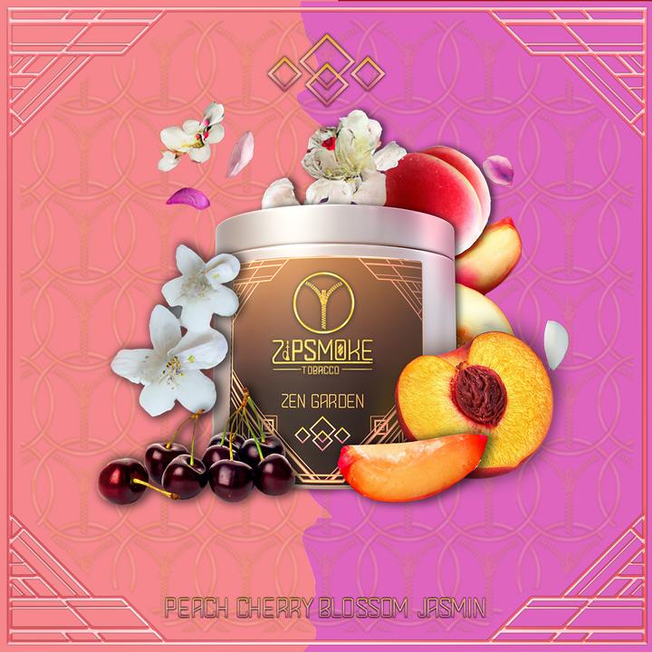 Immagine prodotto Zipsmoke Tabacco Shisha - Zen Garden 200g (Pesca, Gelsomino, Fiore di ciliegio, 200 g)