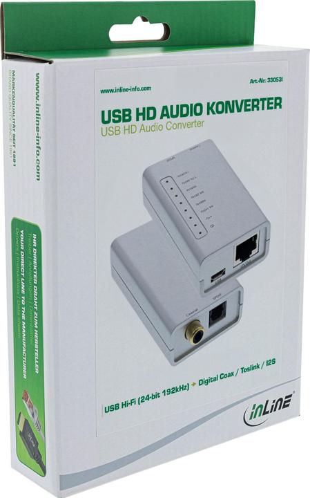 Immagine prodotto InLine Adattatore audio HD USB (Convertitore videocamera)