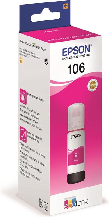 Actual product image Epson 106 EcoTank Ink (M)
