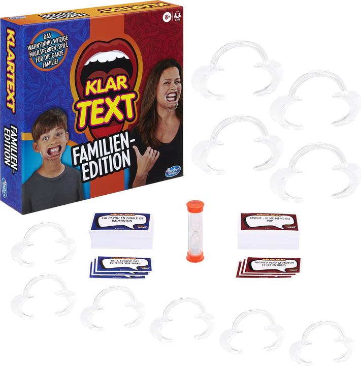 Actual product image Hasbro Gaming Plain text family edition (German)