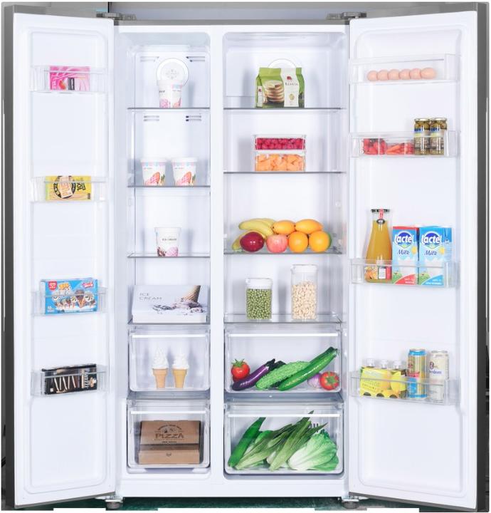 Actual product image Beko GNO5231XPN Side-by-Side Fridge Combination Freestanding E (563 l)