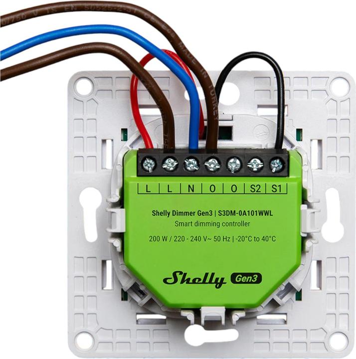Image du produit Shelly Dimmer Gen3 (Actionneur de variateur)