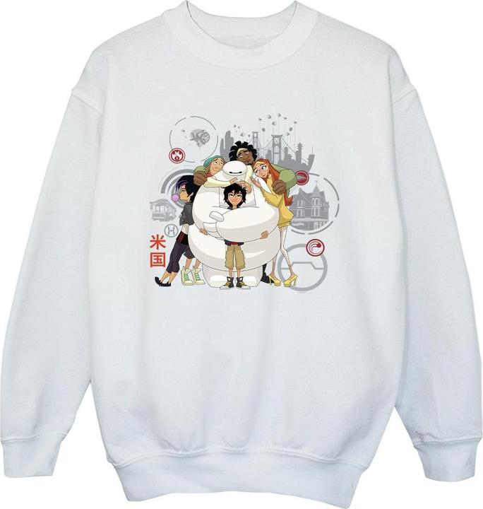 Image du produit Disney - Sweat BIG HERO BAYMAX GROUP HUG - Fille (116)