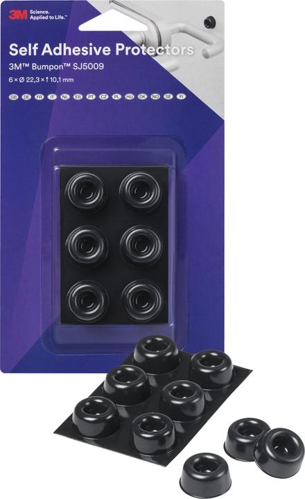 Actual product image 3M Device foot self-adhesive (Felt gliders, 6 Piece)