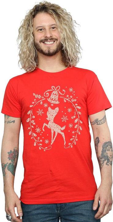 Produktbild Disney Bambi Christmas Wreath TShirt (M)