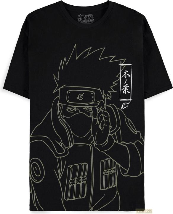 Difuzed NARUTO Shippuden - Kakashi Line Art - T-shirt Homme (XS) (XS)