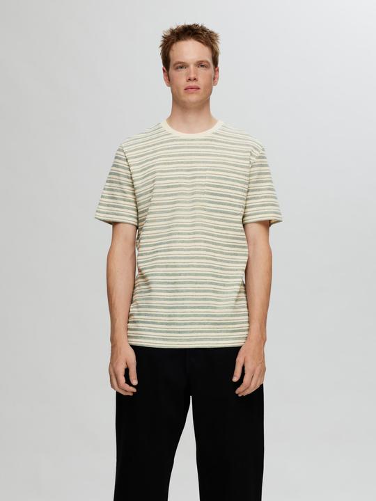 Produktbild Selected Homme Slhsune Stripe Pocket Ss O-Neck Tee (L)