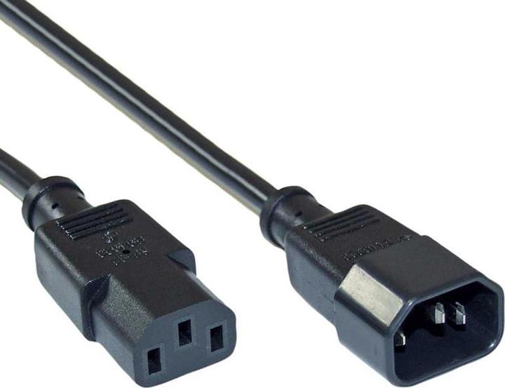 Produktbild Digitus Netzkabelverlängerung,1,8m (1.80 m, C13, C14)