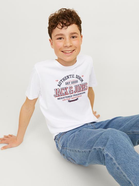 Image du produit Jack & Jones JJELOGO TEE SS ONECK 2COL 24/25 NOOS JNR (128)