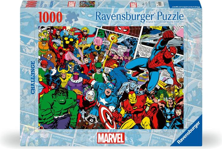 Produktbild Ravensburger Puzzle 12000510 - Marvel Challenge - 1000 Teile Puzzle für Erwachsene und Kinder ab 14 (1000 Teile)