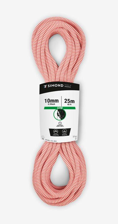 Actual product image Simond Climbing rope - Klimb Gym 10 mm × 25 m red (25 m)
