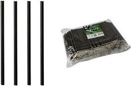 Produktbild Papstar Cocktail Trinkhalme Pure 10cm (500 x)