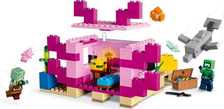 Actual product image LEGO The Axolotl House (21247, LEGO Minecraft)