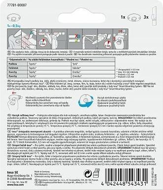 Productafbeelding tesa Hak Zelfopenend. Tot het plafond 0,5 kg tot ongelijk. Poviat