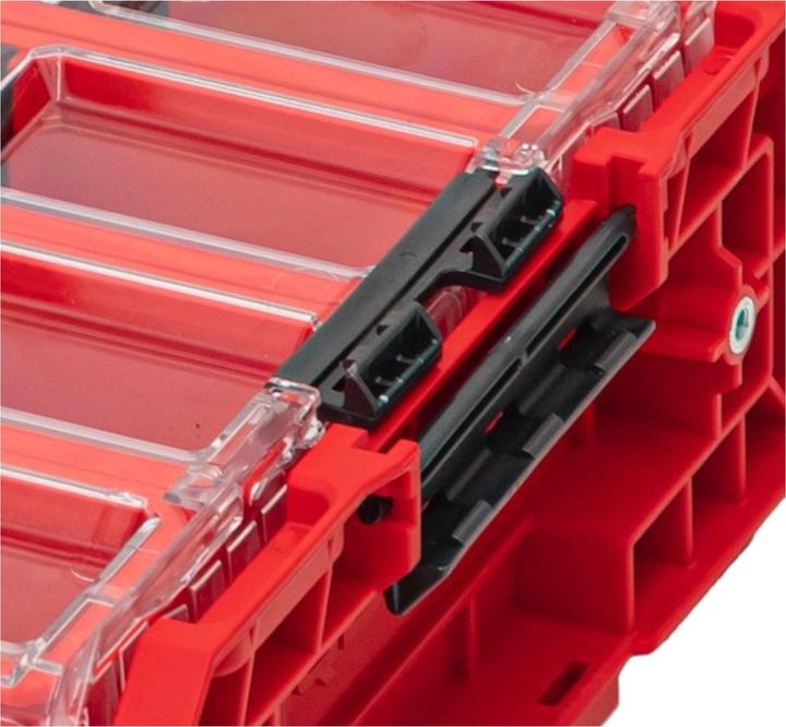 Actual product image Tool Brothers Toolbrothers RHINO ONE Organiser XL 2.0 Long Bin RED ULTRA HD Custom stackable 582 x 387 x 131 mm