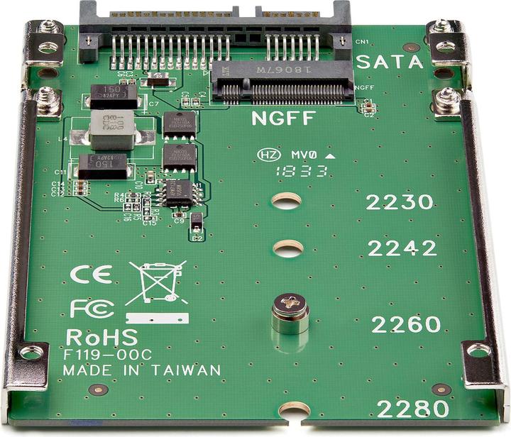 Produktbild StarTech Adapterwandler M.2 NGFF SSD auf 2,5 Zoll SATA