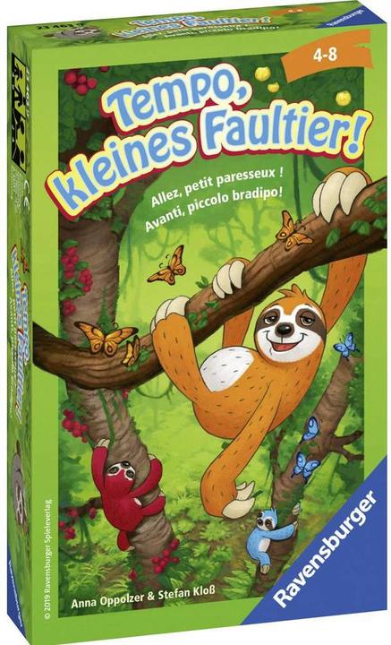 Actual product image Ravensburger Hurry up, little sloth! (German, French, Italian)