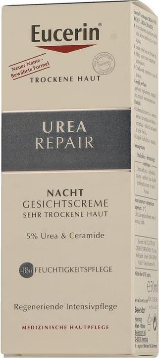 Produktbild Eucerin Urea Repair 5% Nacht Gesichtscreme, 50 ml Creme (50 ml, Nachtcreme, SPF 15)