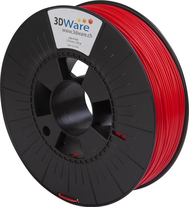 Dutch Filaments Filamento (ASA-X, 1.75 mm, 750 g, Rosso)
