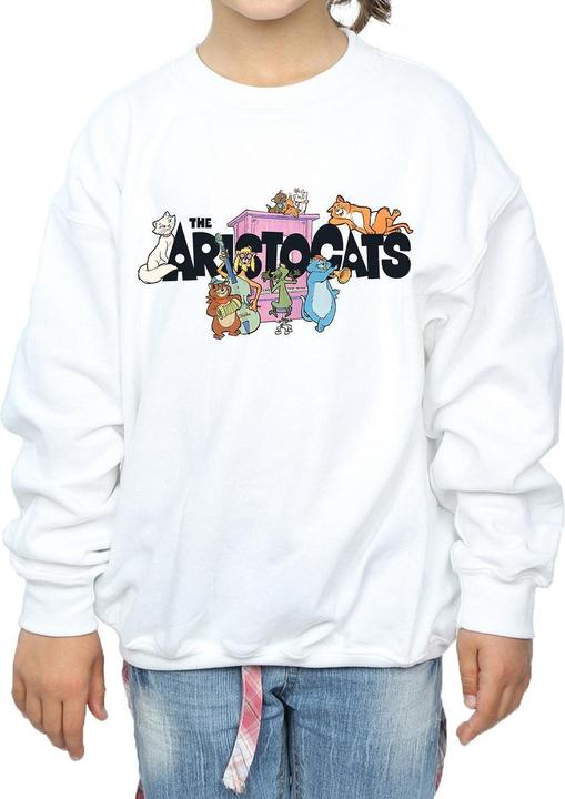 Immagine prodotto Disney The Aristocats Music Logo Felpa Ragazze (140, 146)