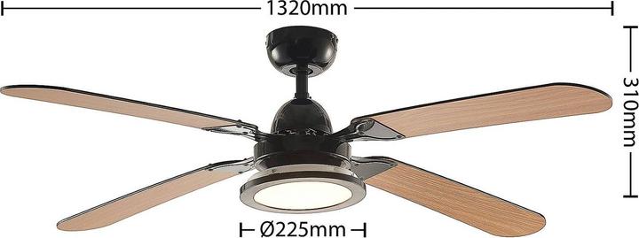 Actual product image Lucande Tedric (43 dB)