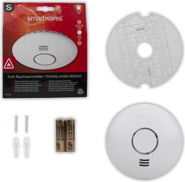 Image du produit Smartwares Détecteur de fumée radio en réseau