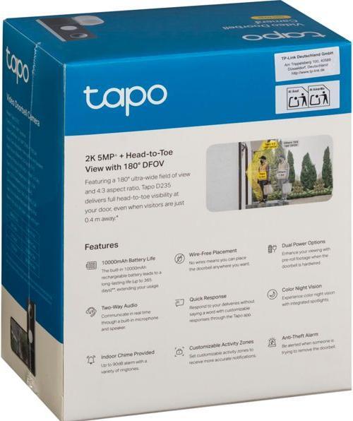 Immagine prodotto TP-Link Tapo D235 (Senza fili)