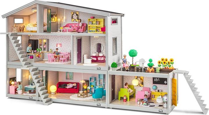 Produktbild Lundby Grosses Puppenhaus inkl. Puppen und Zubehör