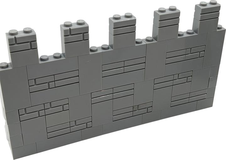 Immagine prodotto LEGO MOC Castello Medievale dei Cavalieri - grigio - 68 parti - nuovo (Accessori LEGO)
