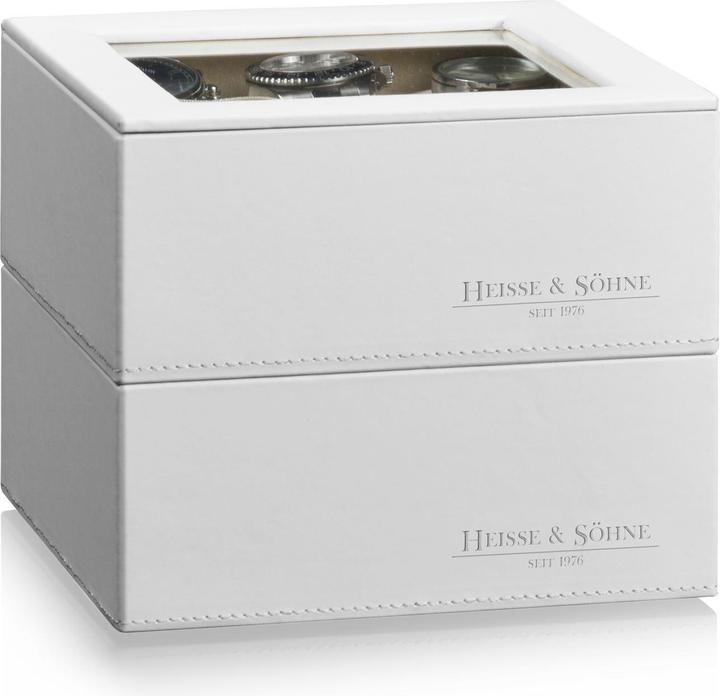 Image du produit Heisse & Söhne Coffret à bijoux empilable Mirage L - haut : coffret pour 6 montres - crème