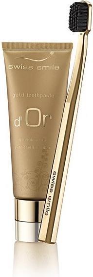 Image du produit Swiss Smile d'Or Gold Set dentifrice & brosse à dents (75 ml)