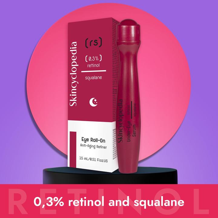 Produktbild Skincyclopedia Roll-on Under-Eye Serum With Retinol And Squalane (Roll-on, 15 ml, Tag + Nacht)
