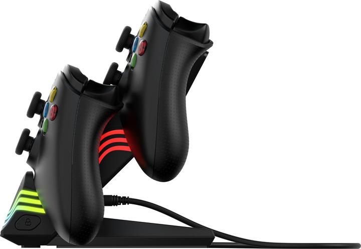 Actual product image PDP Charging station Dual Afterglow Wave black for XBOX SeriesX