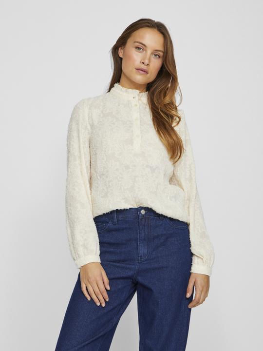 Actual product image Vila High Neck Top with Long Sleeves (36)