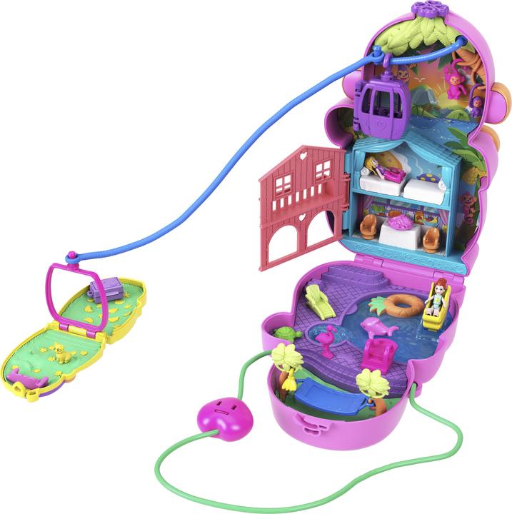 Produktbild Polly Pocket Spielset Affenmama und Baby