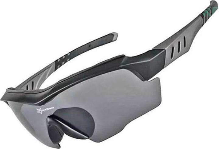 Rockbros Polarised cycling glasses (Black, Black)