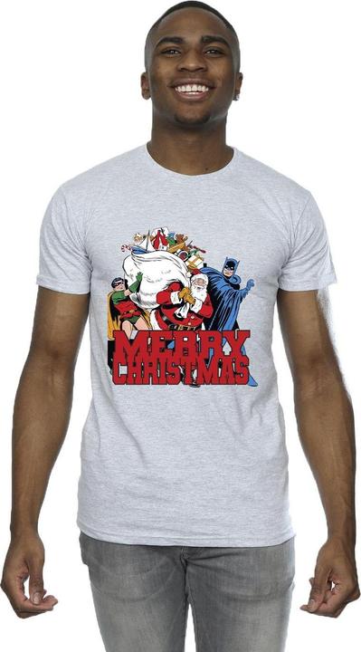 Immagine prodotto Batman Merry Christmas Comic Maglietta Uomo (L)