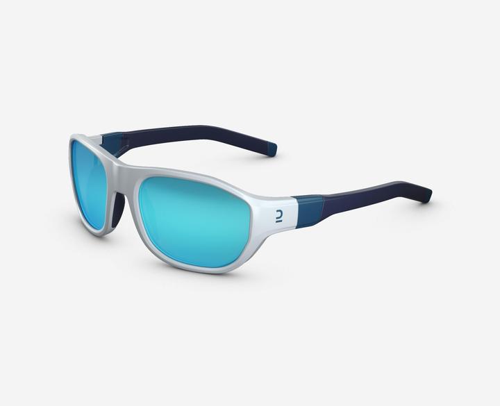 Quechua Sonnenbrille Wandern MH T500 Kinder 6–10 Jahre Kategorie 4 dunkelblau/orange