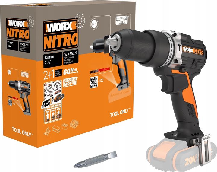Productafbeelding Worx Klopboormachine 20V WX352 (Oplaadbare batterij)