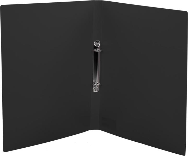 Immagine prodotto Idena Raccoglitore ad anelli A4 PP nero 20mm 2 anelli (A4, 20 mm)