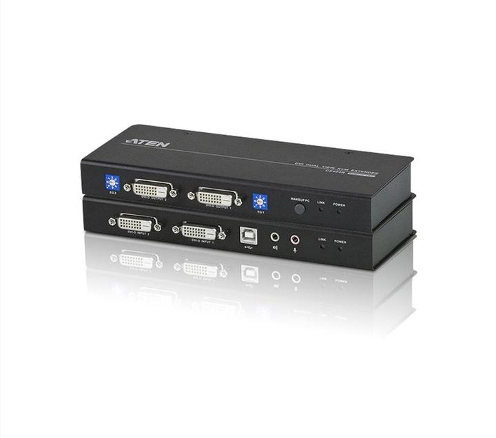 Produktbild Aten CE604 KVM Extender, 2xDVI, Audio