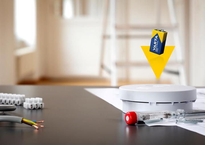 Actual product image Varta Industrial Pro (1 pcs., 9V Block, 580 mAh)