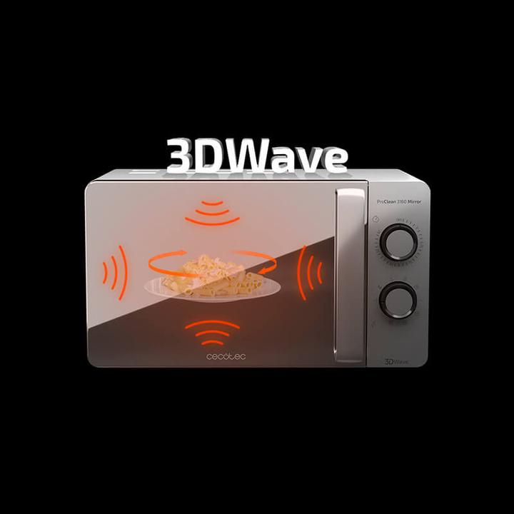 Actual product image Cecotec ProClean 3160 Mirror 20 l microwave with grill (20 l)