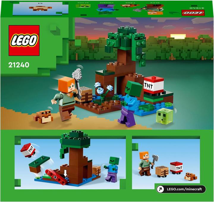 Actual product image LEGO The Swamp Adventure (21240, LEGO Minecraft)