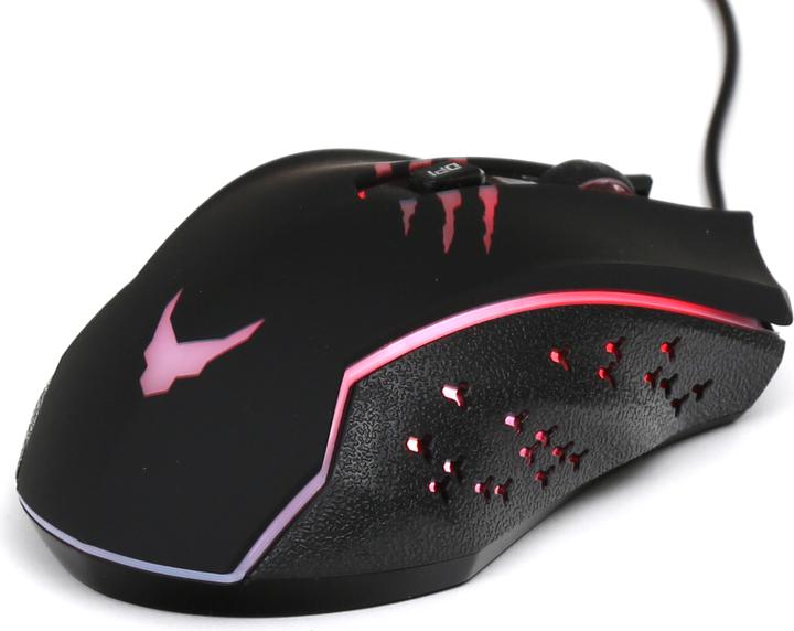 Immagine prodotto Varr Mouse USB da gioco, DPI regolabile (1200, 1800, 2400 o ), 6 pulsanti con rotella di scorrimento (Cablato)