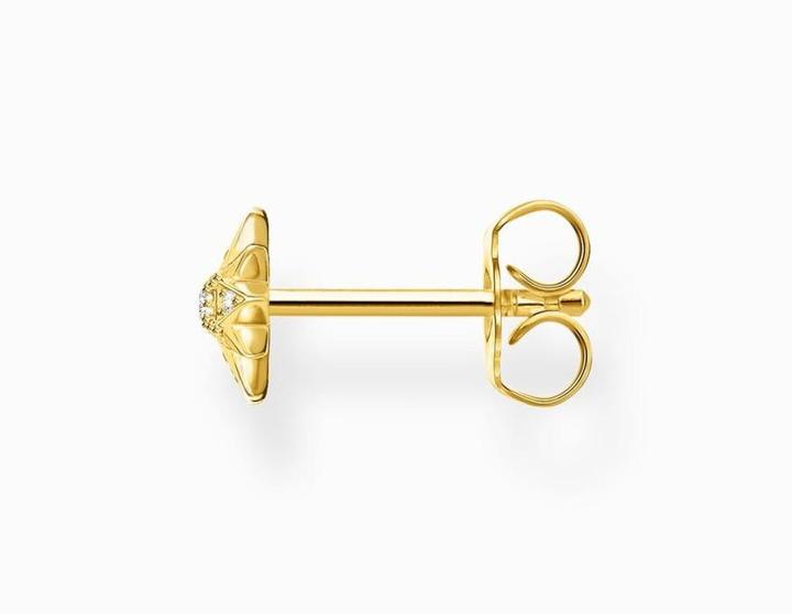 Actual product image Thomas Sabo Stud earrings (single piece) (Gold plated, With stone(s), 925 silver)