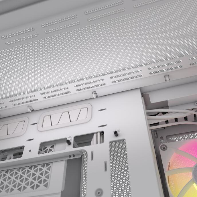 Actual product image Corsair Case iCUE 6500X RGB Midi TG white (ATX, Mini-ITX, mATX)