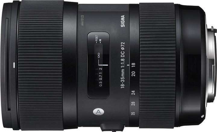Image du produit Sigma 18-35mm, f/1.8 DC HSM ART, Canon EF-S (Canon EF-S, APS-C / DX)